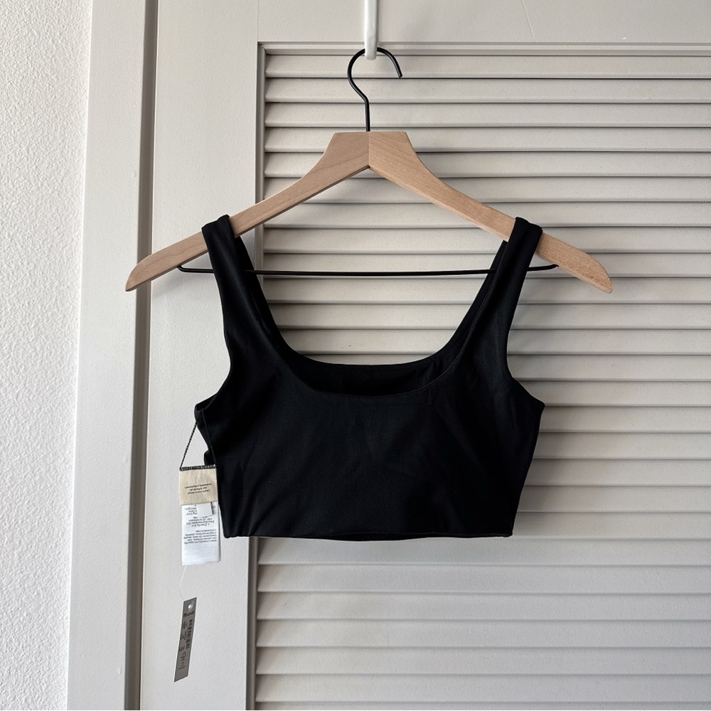 NWT Madewell Black Crop Top - XS - Picture 7 of 12